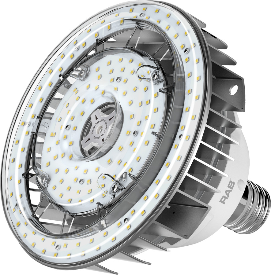 HID-80-V-EX39-840-BYP-HB-G2 Type B HID Replacement Lamp, 80 W, 250 W Incandescent Equivalent, EX39 Lamp, High Bay Shape, 10800 Lumens
