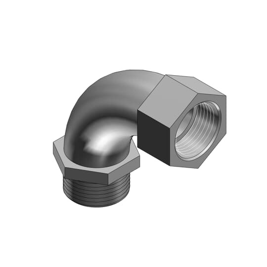 462 T&B Non-Insulated Bushed Elbow, 1 in Trade, 90 deg, Malleable Iron