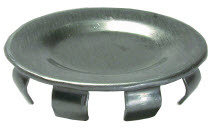 KO125 Snap-In Knockout Seal, 1-1/4 in Hole, Steel, Zinc Plated