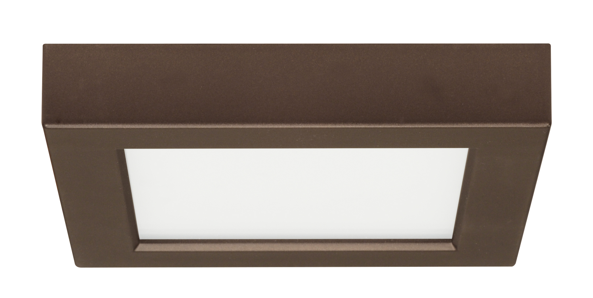 S9326 Blink Square RetroFit LED Light Fixture, 120 VAC, Frosted Bronze Housing
