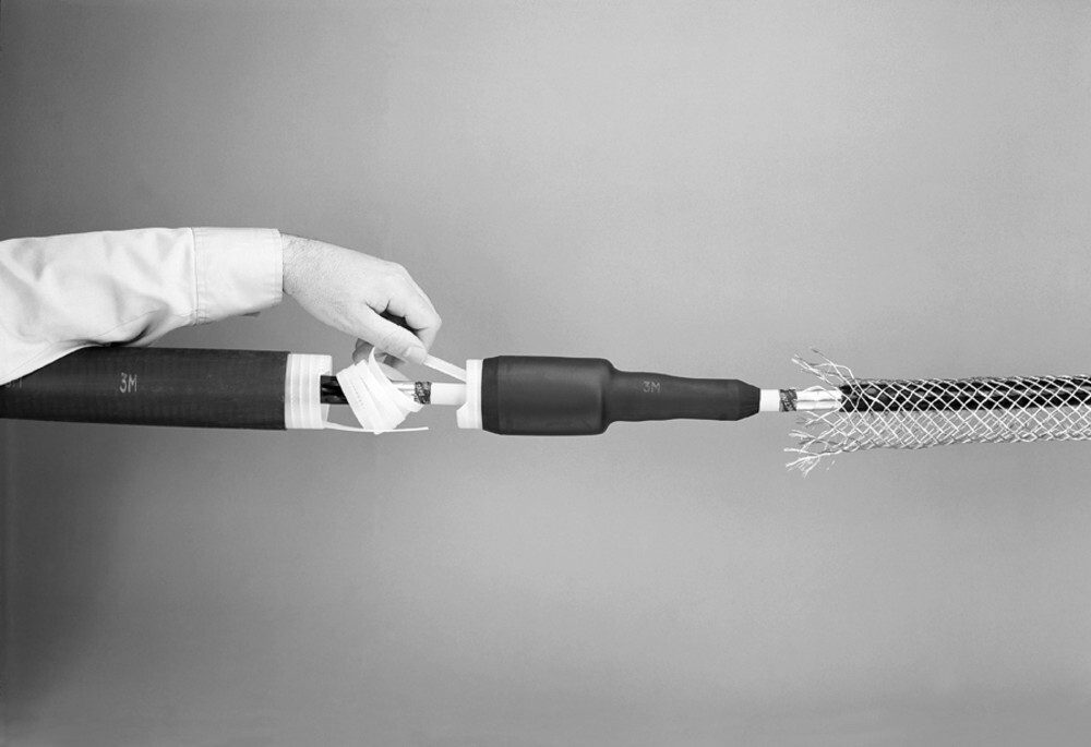 5551 5550 1-Cable Cold Shrink In-Line Splice Kit, 5/8 kV, 6 to 4/0 AWG Conductor, 19 in L Splice, EPDM Rubber