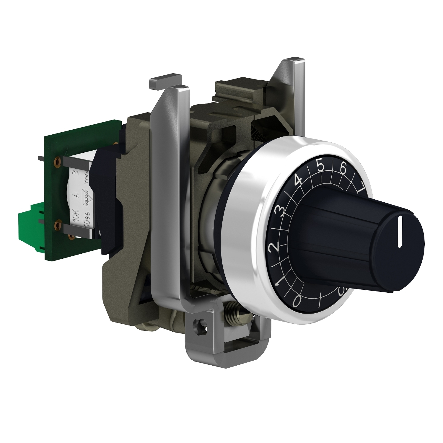 XB4BD912R1K Harmony Standard Complete Potentiometer, 30 V AC/42 V DC, 1 W Power Rating, 1 kOhm