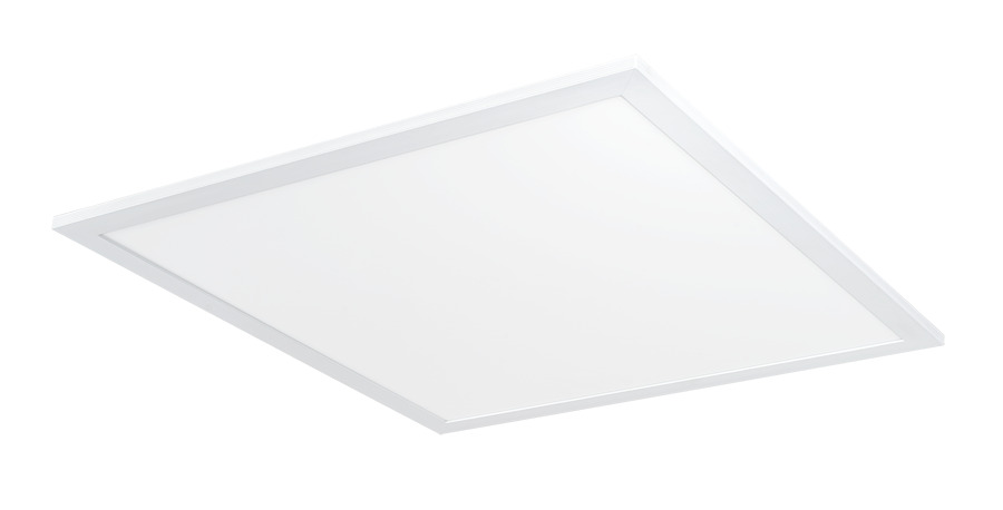 EZPAN2X2-30YN/D10/E2 Panel Light With 0 to 10 VDC Dimming Driver, Emergency Battery Backup, 30 W Fixture, 120/208/240/277 V AC, Aluminum Housing