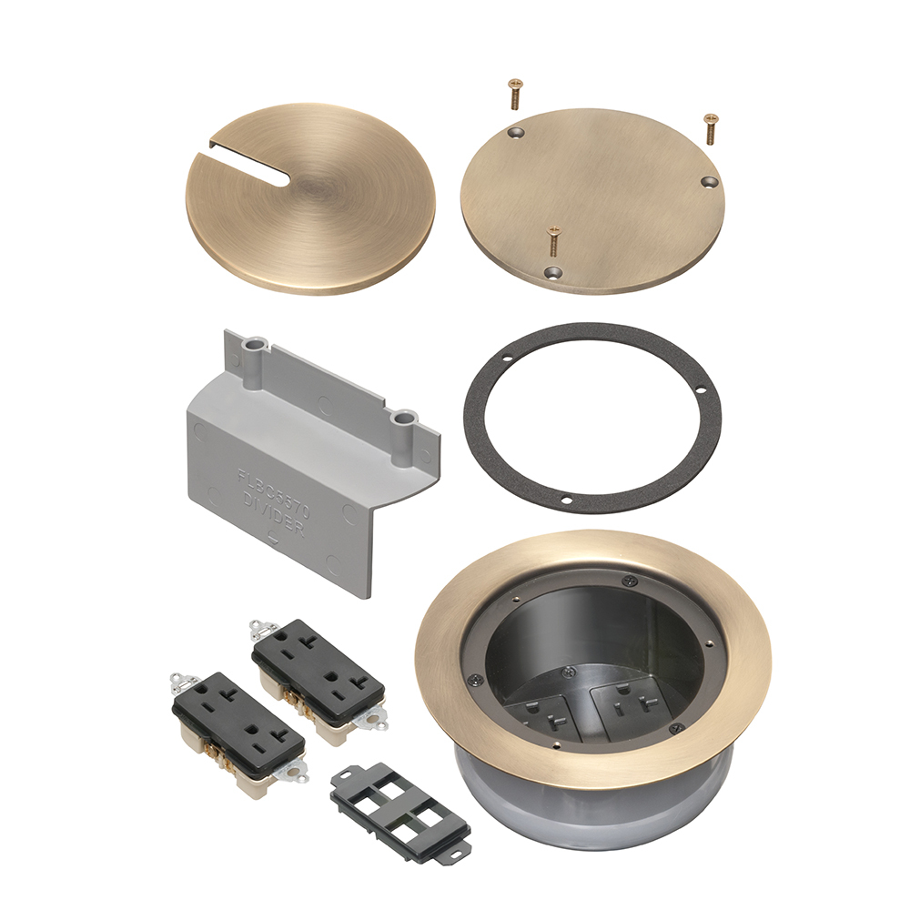 FLBC5570AB FLB Series Recessed Cover Kit, Steel