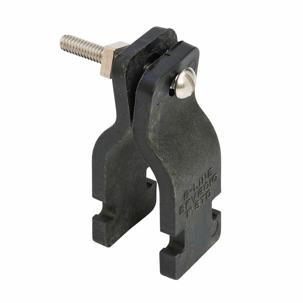 BFV2009 BFV2000 2-Piece Non-Metallic Pipe Clamp, 3/4 in Conduit, 300 lb Load, PPO