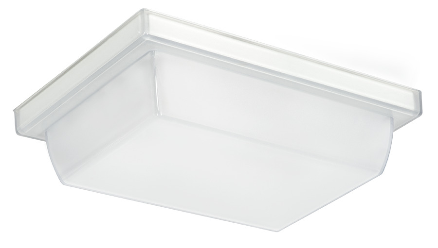 VAN1LED12W Canopy Lighting, 13 W Fixture, 120/208/240/277 V AC, White Housing