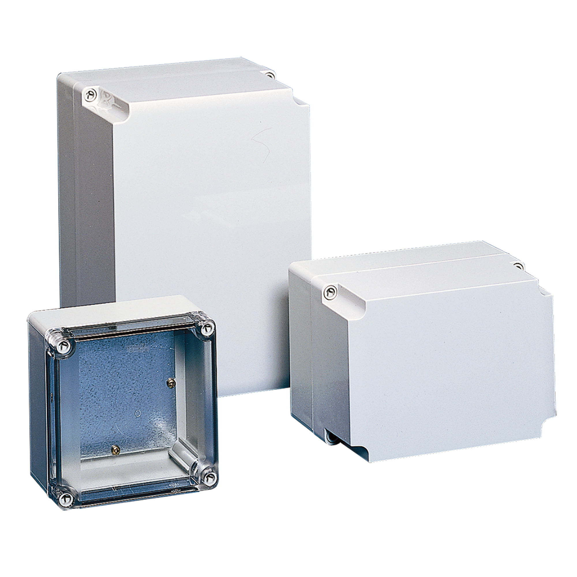 Q181815PCECC Q41 Junction Box, 175 mm H x 175 mm W x 149 mm D, Clear Screw Cover, NEMA 4X/IP67 NEMA Rating, Polycarbonate