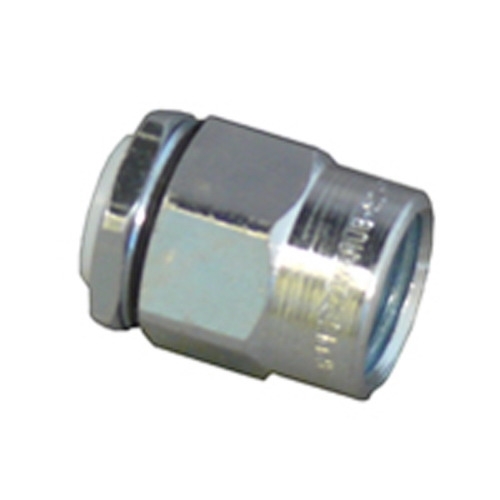 HUB-50 Straight Conduit Hub, 1/2 in, For Use With IMC/Rigid Conduit, Steel, Zinc Electroplated