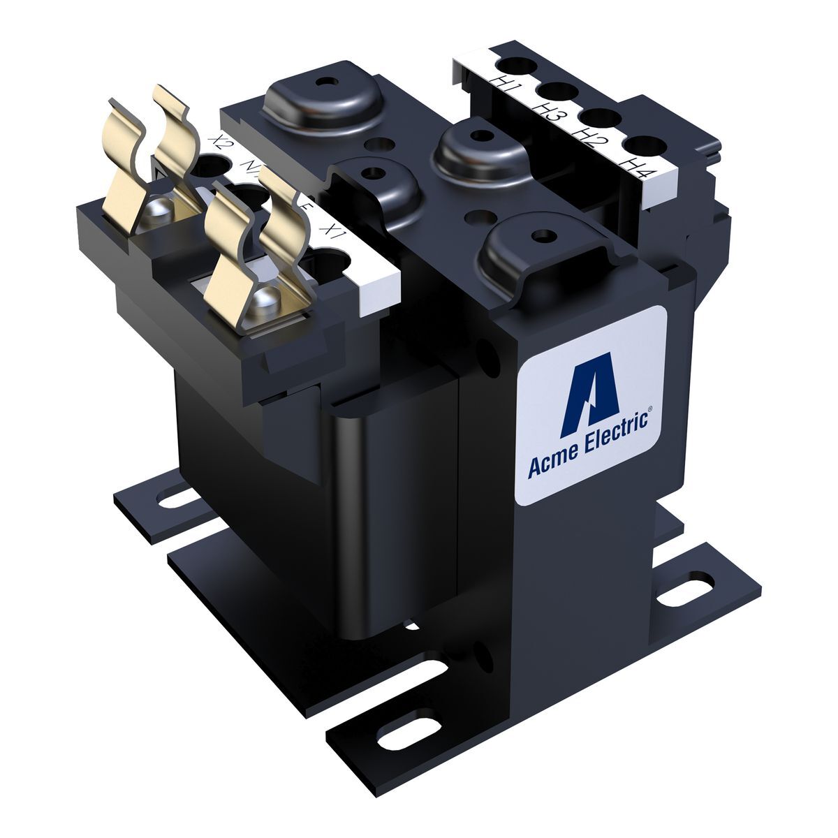 TB50N008F0 TB Industrial Control Transformer, 240 x 480 V AC Primary, 120 VAC Secondary, 0.05 kVA Power Rating, 50/60 Hz, 1 Phase