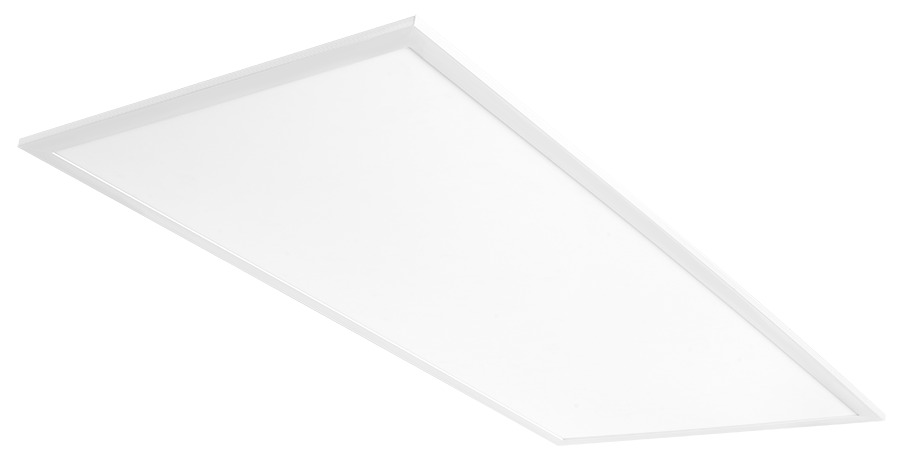 EZPAN2X4-50N/D10/E2 EZPAN Standard Edgelit Panel Light With Emergency Battery Backup, LED Lamp, 48 W Fixture, 120/208/240/277 V AC, Aluminum Housing