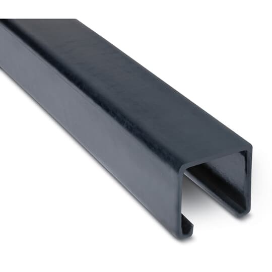 A12-G Ocal A Series Single Standard Strut Channel, 10 ft L 1-5/8 in W 1-5/8 in D 12 ga THK, Steel, PVC Coated, Domestic