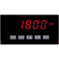 DP5P0000 AC Powered Dual Range Analog Input Panel Meter, 20 mA, 10 V DC Measuring, 3.8 in L x 4.1 in W x 1.95 in H, Flame Resistant Case, 0.03 to 0.5 % Accuracy, LED Display