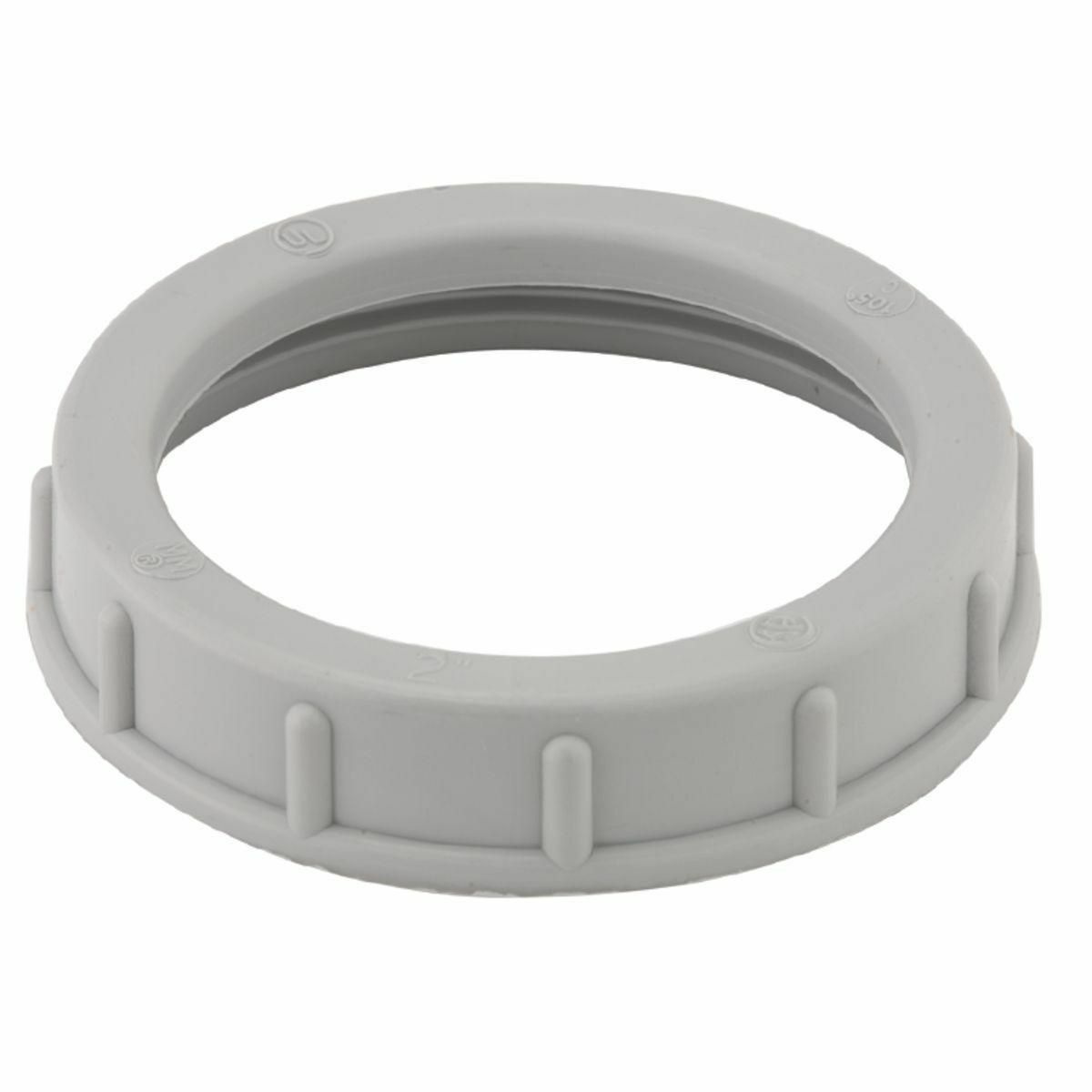 1408 Conduit Bushing, 2 in Trade, Polypropylene, Electro-Plated Zinc