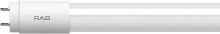T8-12-48G-840-HYB 4 ft Linear LED Tube Lamp, T8 Hybrid A+B, G13, 12W, 1800 LM, 4000K, 80 CRI