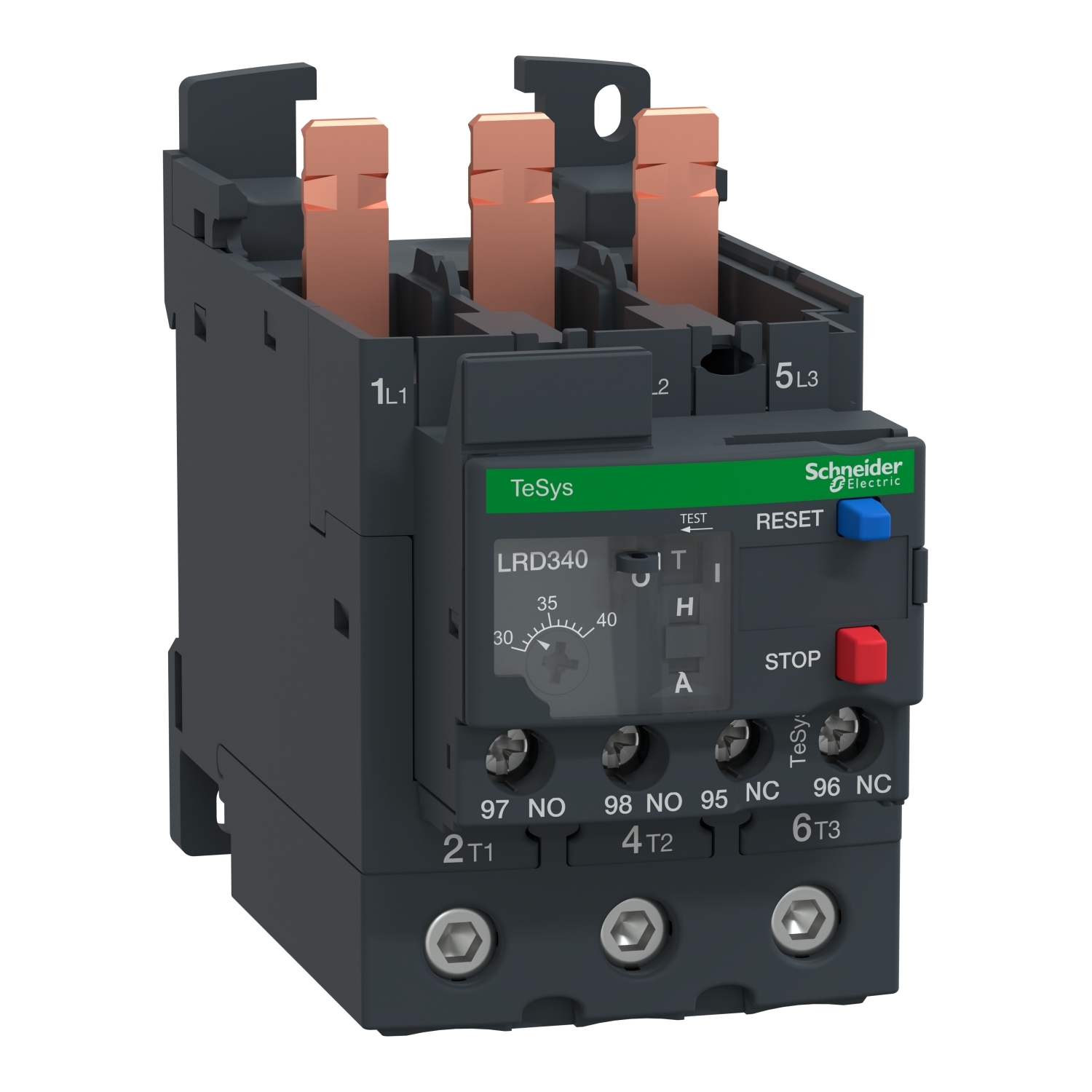 LRD340 TeSys D-Line Thermal Overload Relay, 30 to 40 A, 1NO-1NC 1 Form A/1 Form B Contact