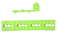 CA100 Cat-A-Pillar Non-Conductive Wiring Device Spacer, For Use With Single or Multi-Gang Box, Polyethylene, Light Green