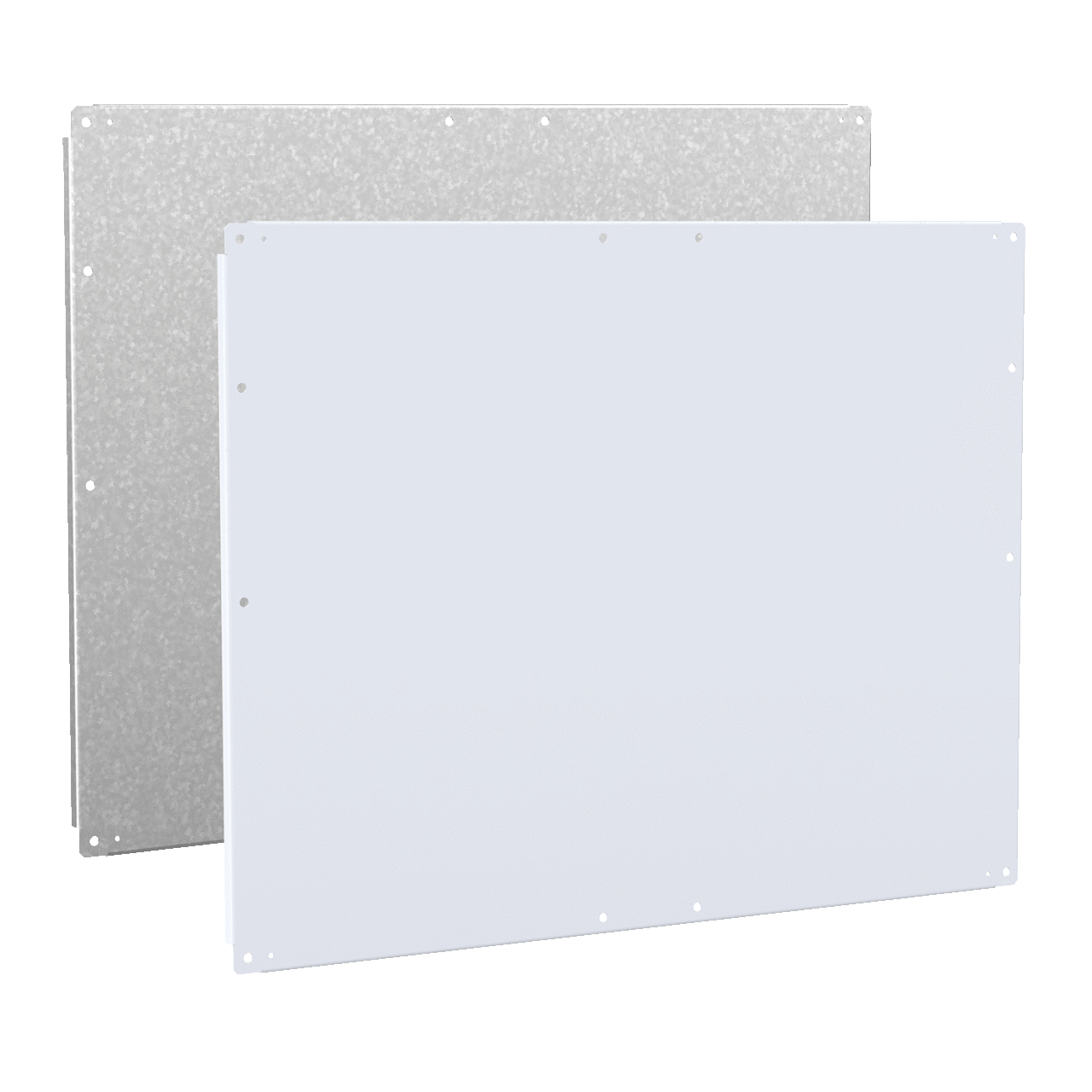 A49P48N A38P Enclosure Panel, 48 in W x 49.16 in H, 10 ga Steel, White