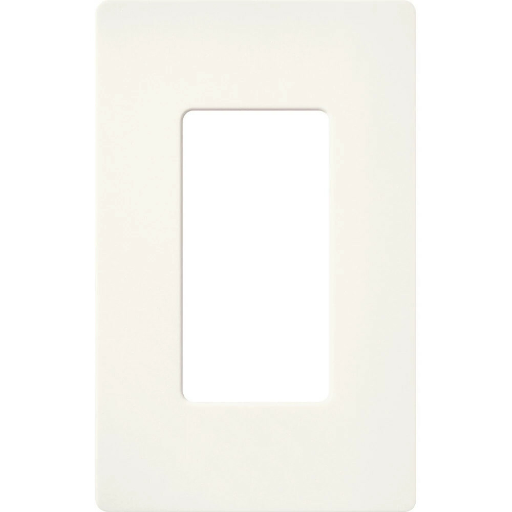 SC-1-BW Claro Wall Plate for Decorator-Style Dimmers, Switches, and Outlets, 1 Gang, Satin, Brilliant White