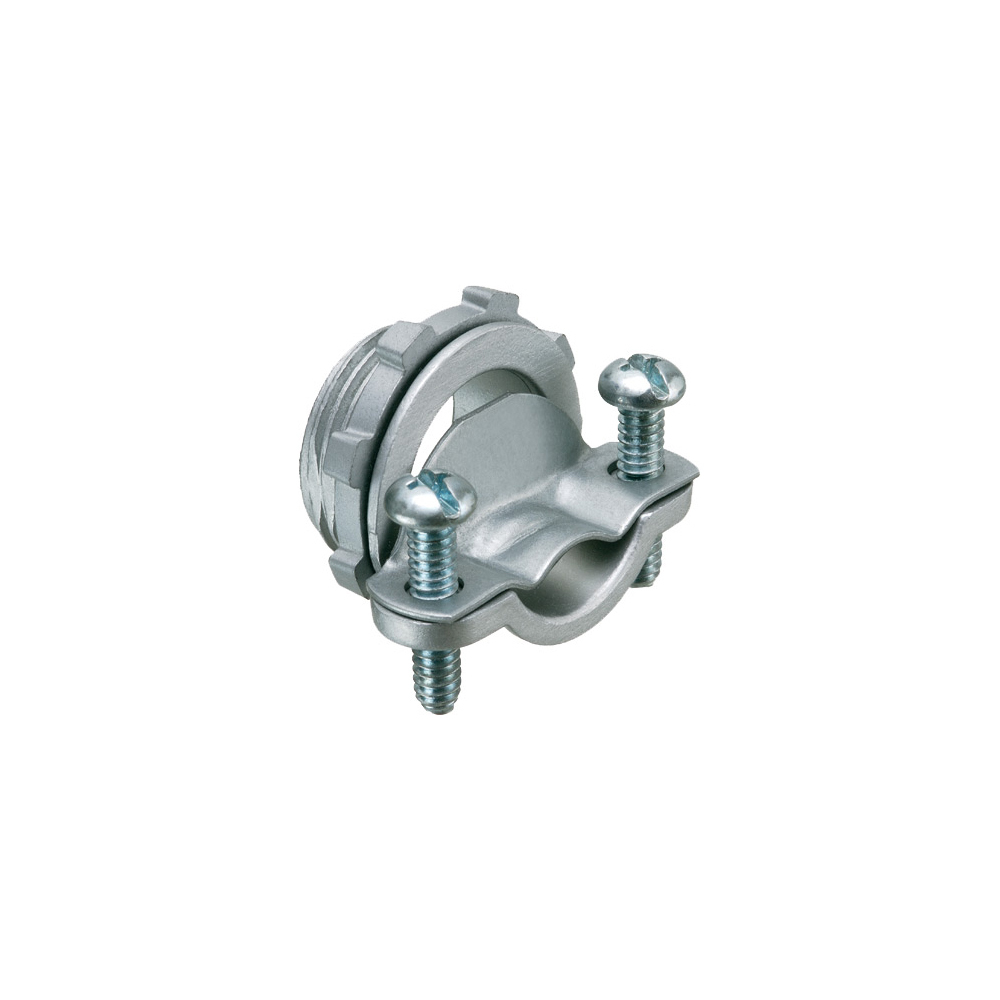 843 Service Entrance Cable Connector, 1 in Knockout, 0.85 in Clamp Opening, Die Cast Zinc
