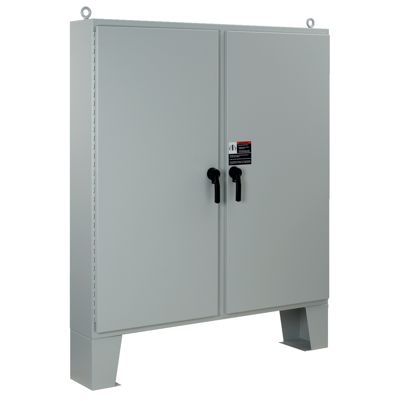 A74H6018LP3PT A4L3 2-Door Large Enclosure With Floor Stand, 74.06 in L x 60.06 in W x 18.06 in D, NEMA 3/4/IP66 NEMA Rating, Steel