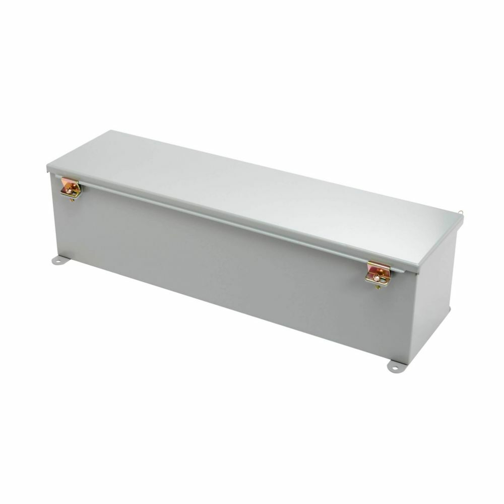 8848-12WT Wiring Trough, 48 in L x 8 in W x 8 in H, Lift-Off Cover, Steel