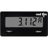 CUB5IR00 Electronic Miniature DC Current Meter, 200 uA to 200 mA Measuring, 2.95 in L x 1.71 in W x 1.54 in H, High Impact Case, 0.1 % Accuracy, LCD Display