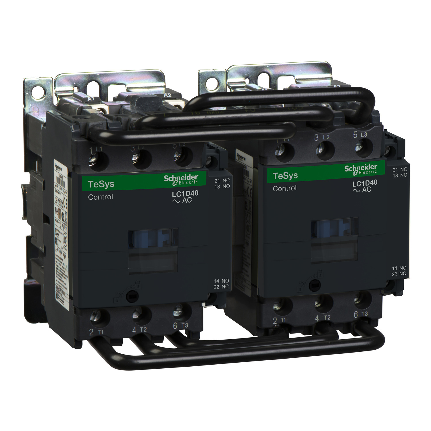 LC2D50G7 TeSys D D-Line LC2D Standard IEC Contactor With Protective Cover, 120 V AC V Coil, 10 A, 3NO Contact, 3 Poles