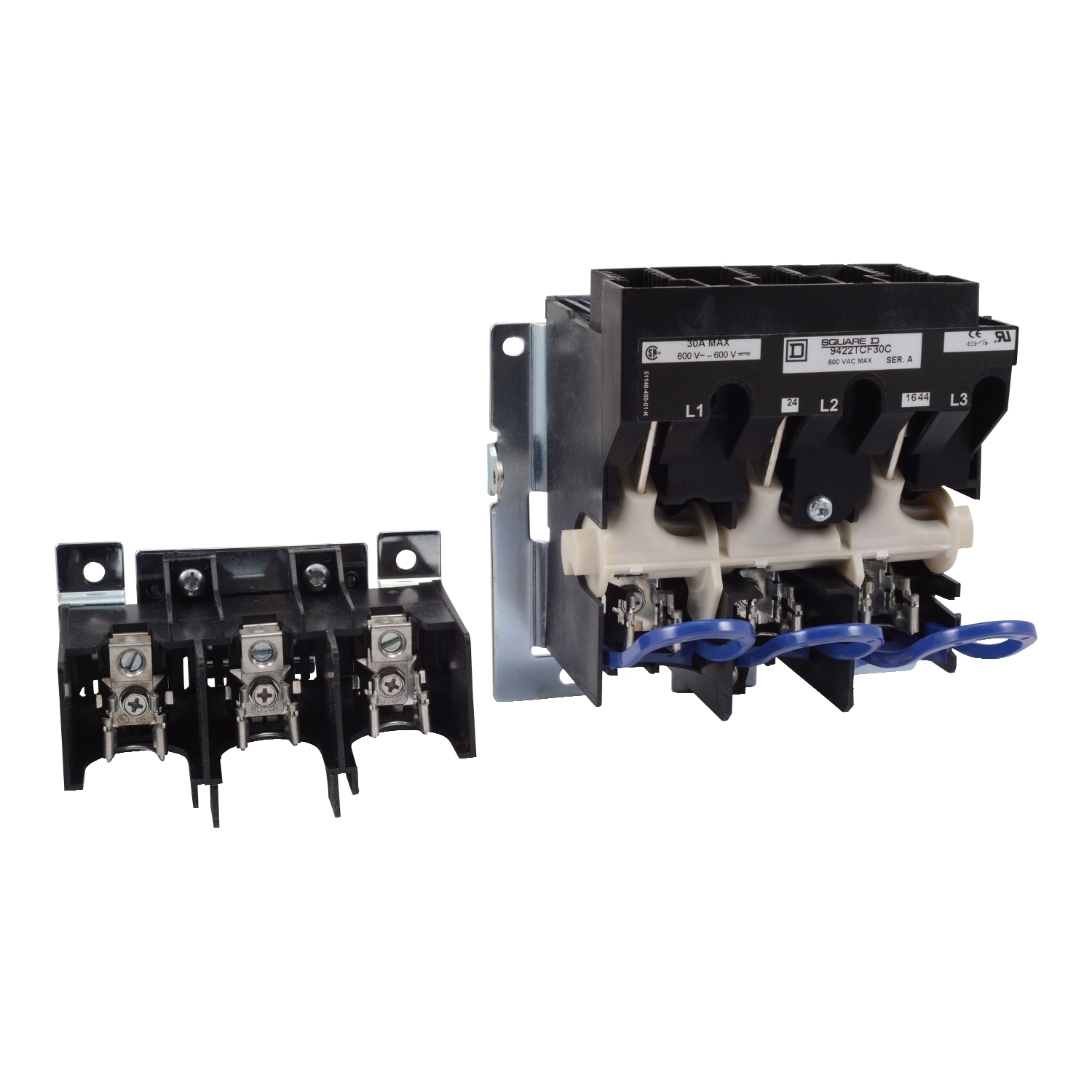 9422TCF30C Fusible Variable Depth Disconnect Switch, 600 V AC, 30 A