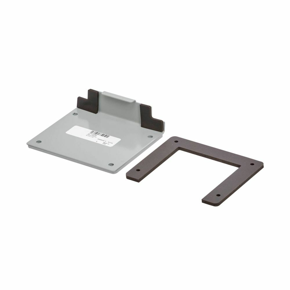 126-12LCP Closure Plate, 12 in W x 6 in H, For Use With NEMA 12/IP54 Hinged Latched Cover Lay-In Wireway, Steel, Gray