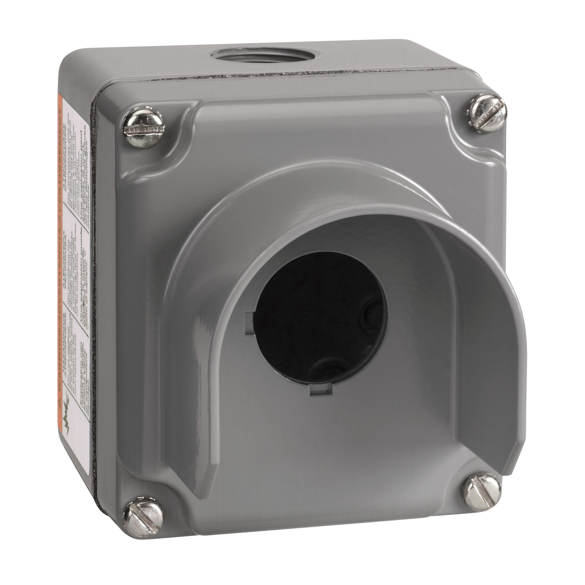 9001KYG1 Harmony Control Station Enclosure With Guard, 4 in L x 5.26 in W x 3.53 in D, 1 Outlet, NEMA 1/3/4/6/12/13 NEMA Rating, Aluminum