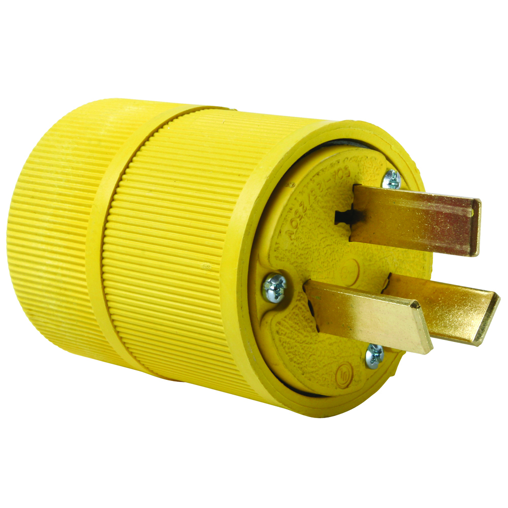 1051 Gator Grip Plug, Yellow