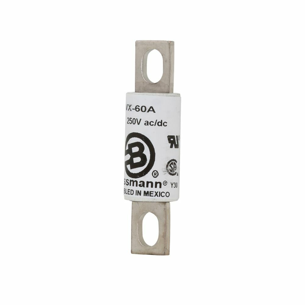 FWX-60A North American Style High Speed Fuse, 60 A, 600 V AC, 50 kAIC Interrupt, Cartridge Body