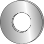 3/8" USS Flat Washers, Medium Carbon, Plain Finish, Domestic, Thru-Hardened For Grade 5 and Grade 8 applications, Jar