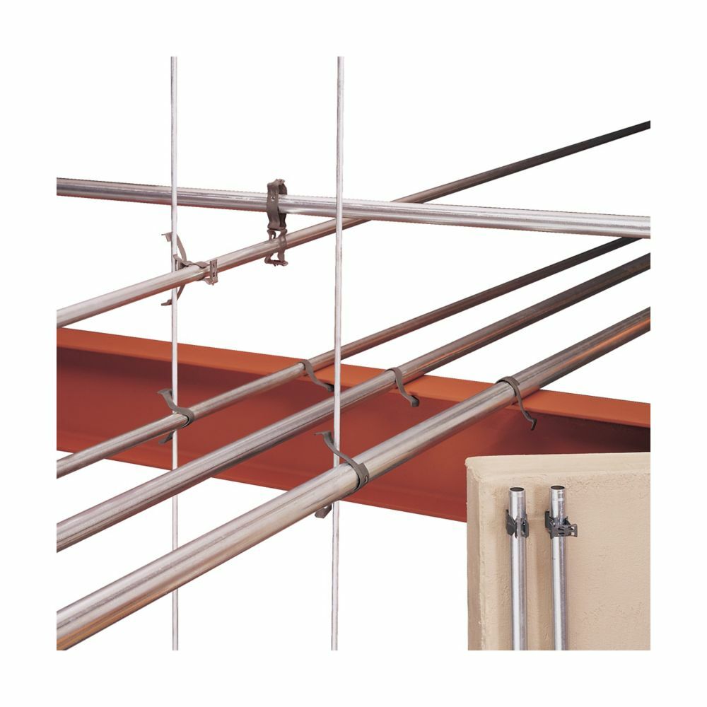 BRC51-S18 Multi Run Cable Carrier and Box Support Fastener, 0.43 to 0.56 in Conduit, 0.384 lb Load, Cold Rolled High Carbon Steel, Zinc Phosphate