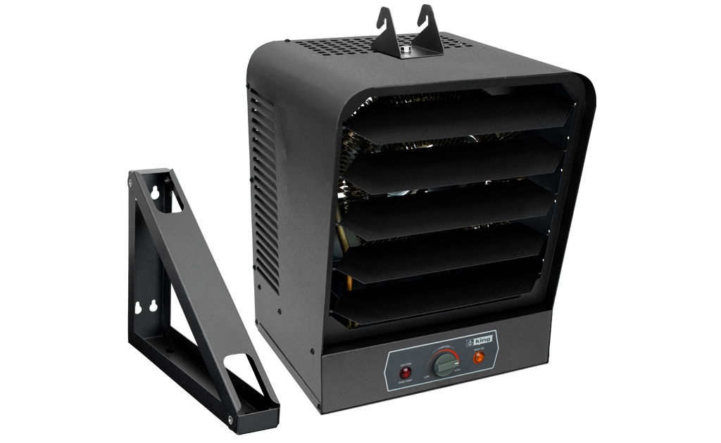 GARAGE HTR 240V 1PH 5KW W/STAT & BRKT
