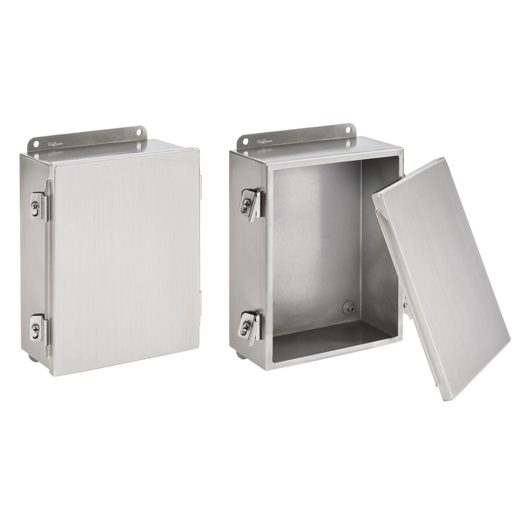 A606NFSS6 Junction Box, 6 in H x 6 in W x 4 in D, Screw Clamp/Solid Cover, NEMA 4X/IP66 NEMA Rating, 316L Stainless Steel