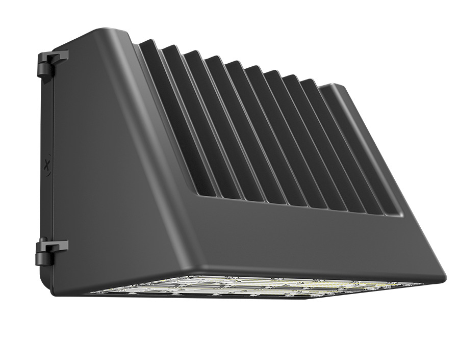 SLIM17FAFC100 SLIM Outdoor Wallpack, 102 W Fixture, 120, 208, 240, 277 V, Bronze Housing