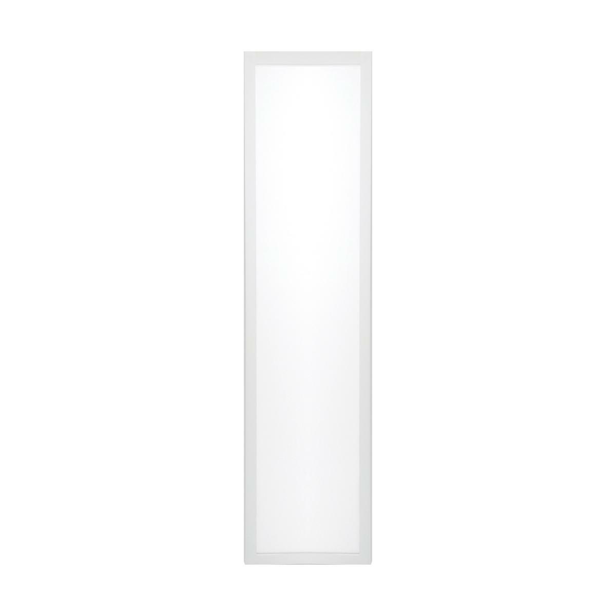 65-573 Rectangular LED Flat Panel Fixture, 40 W Fixture, 100 to 277 V AC, White Housing