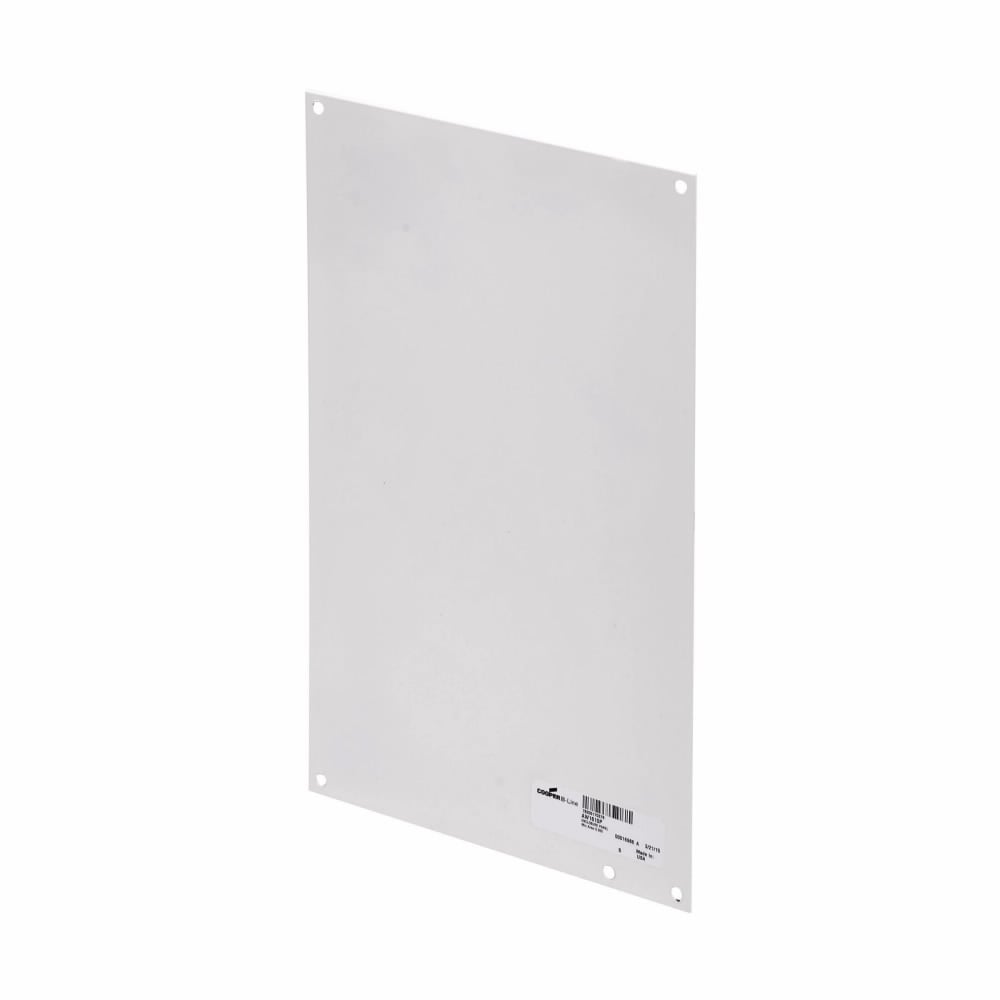 N2016P Flat Enclosure Panel, 13 in W x 17 in H, Steel, White