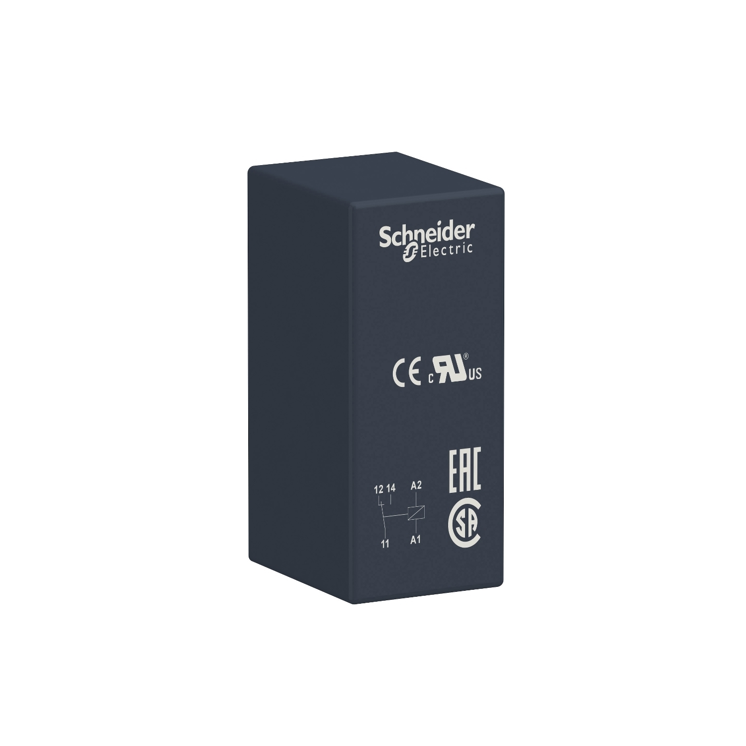 RSB1A120U7 Zelio Interface Plug-In Relay, 12 A, 1CO 1 Form C SPDT Contact, 240 V AC V Coil