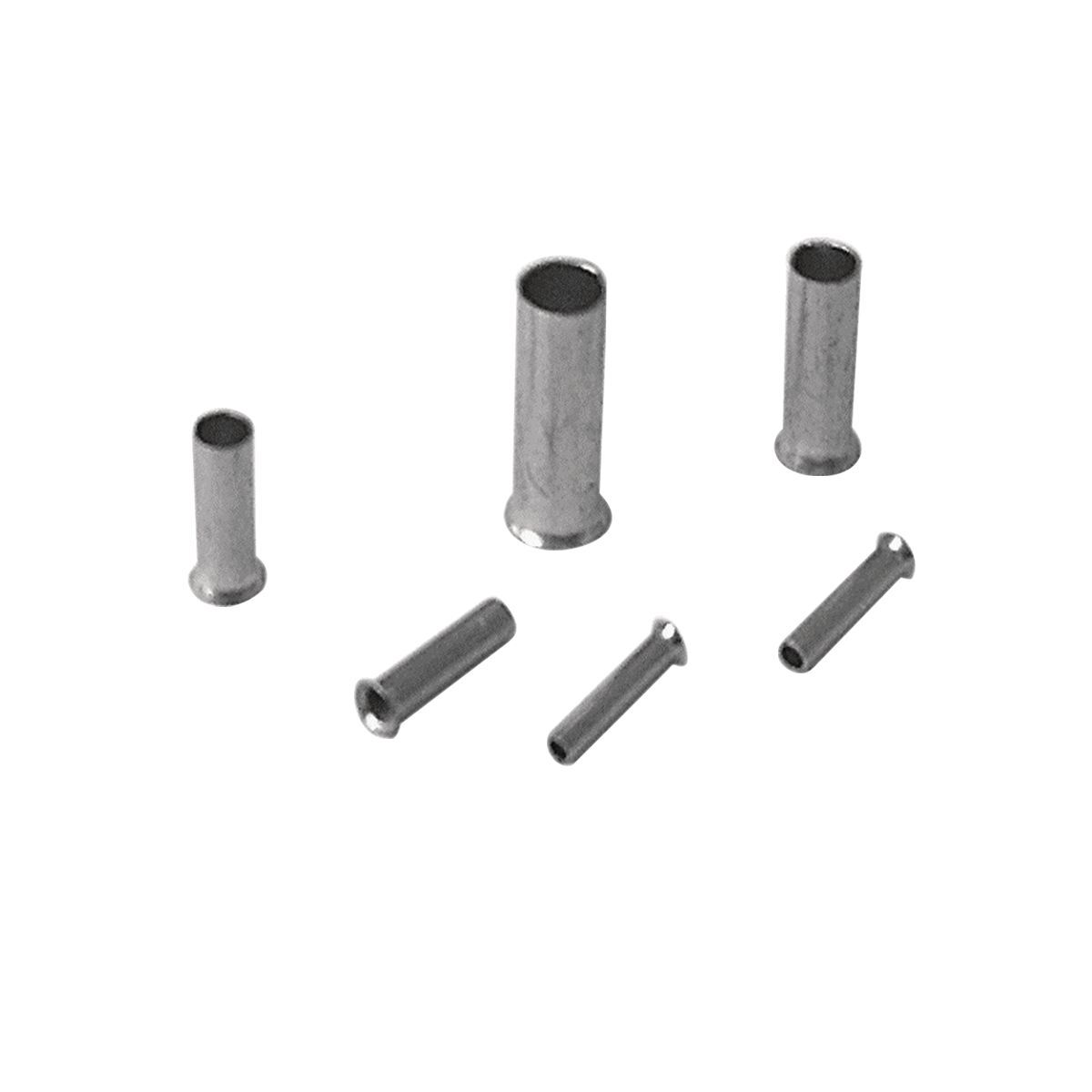 YF4/040UI Type YF Wire Ferrule, 4/0 AWG Solid/Stranded Copper Conductor, 1.57 in L, Electrolytic Copper