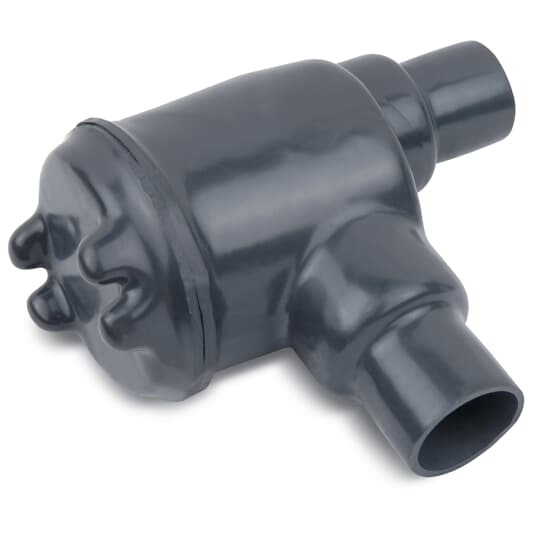 GUAB36-G Ocal Explosionproof L-Shape Conduit Outlet Box, 1 in, 3 in Cover Opening, 15.4 cu-in Capacity, PVC Coated/Zinc Plated