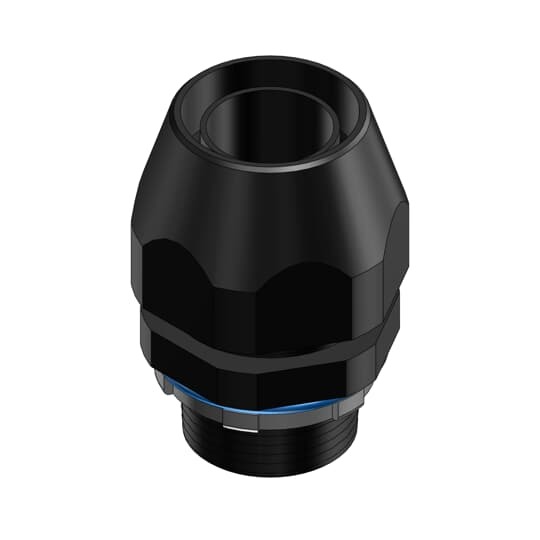 LT125P T&B Flexible Straight Conduit Connector, 1-1/4 in Trade, Thermoplastic