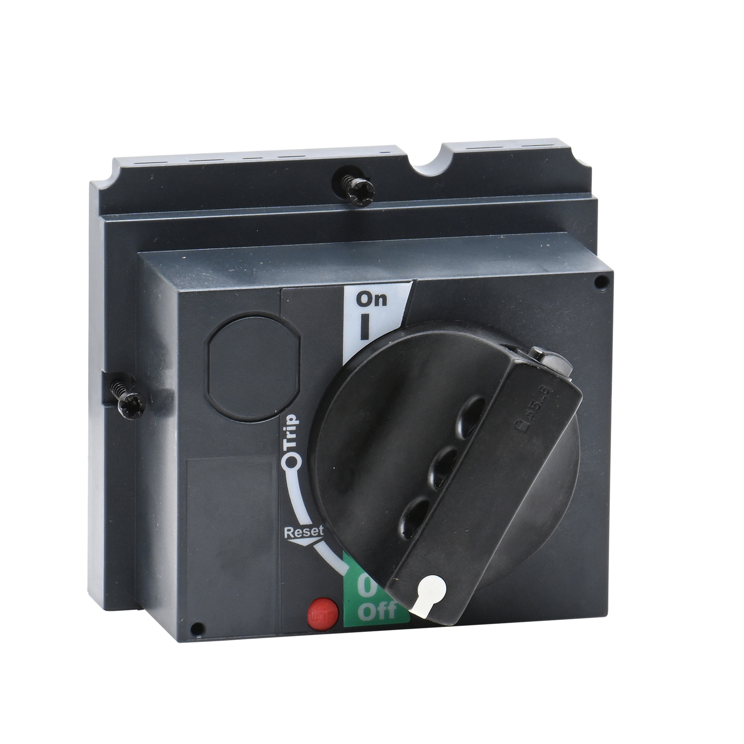 S29337 Door Mounted Standard Rotary Handle, Black
