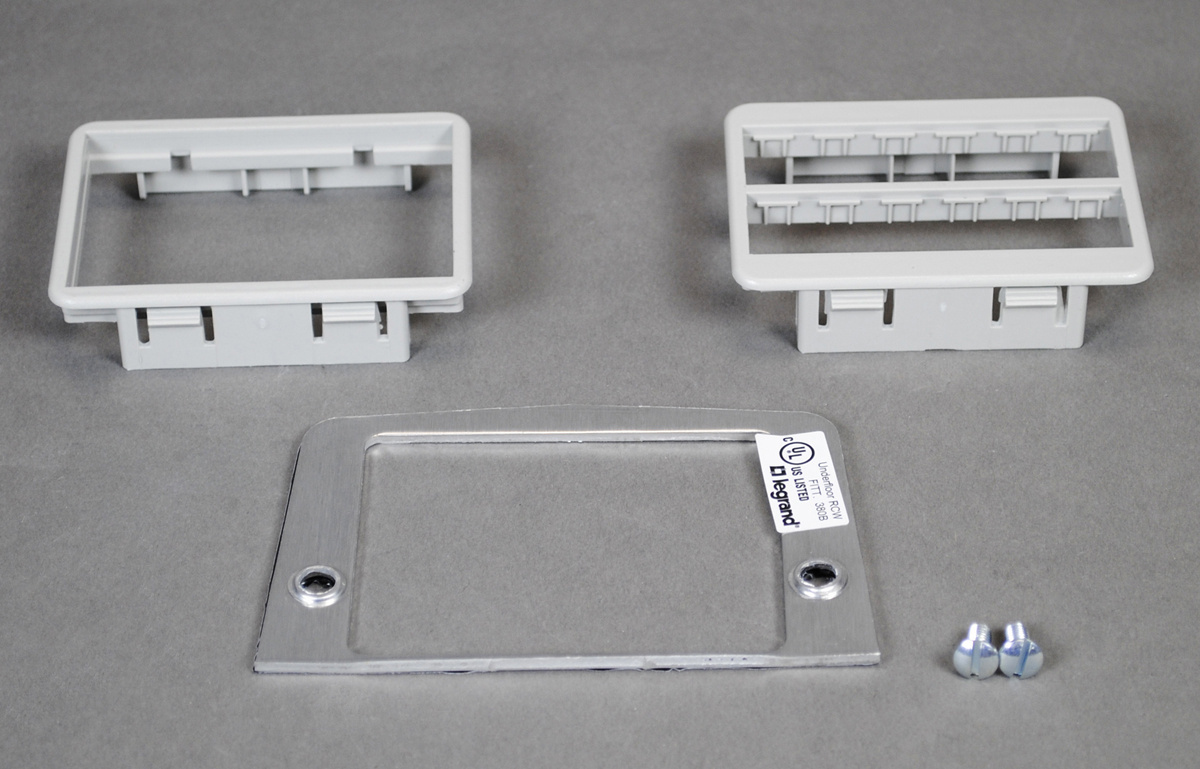 500RT Single Opening Faceplate, Die Cast Aluminum