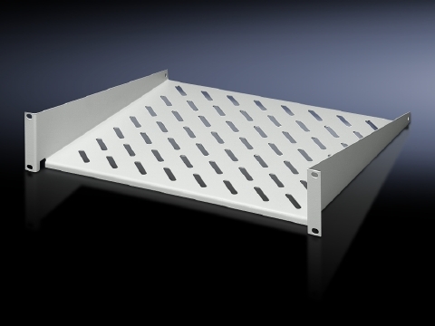 7119400 DK Series Component Shelf, 19 in W x 16 in D, 2U Rack, Sheet Steel