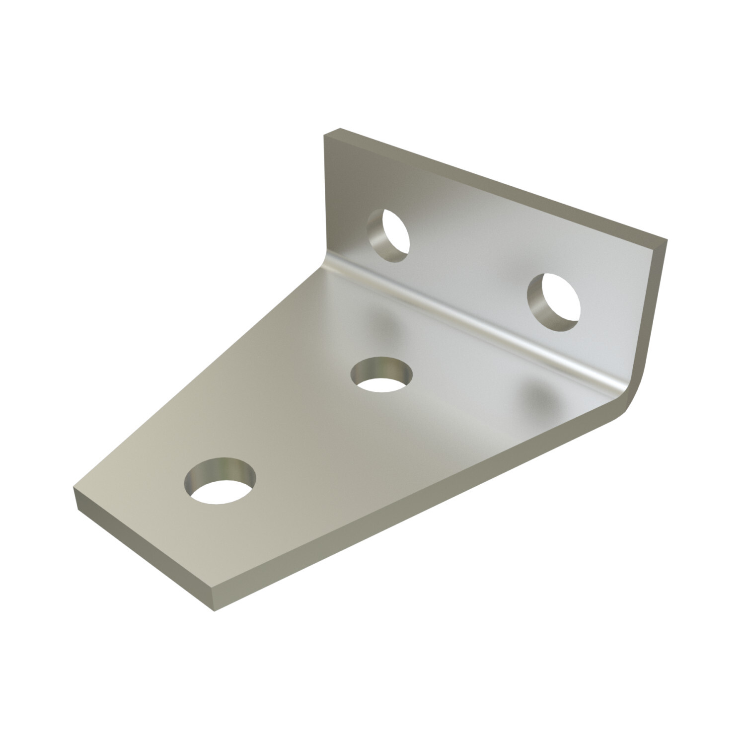 P1359-SS 90 deg Angle Fitting, 4 Holes, 1-5/8 in W x 1/4 in THK, HRPO Steel