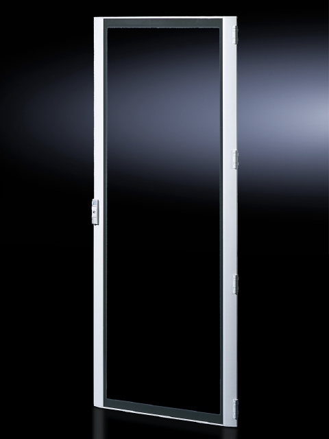 8610825 TS Series Glazed Door With 26 in W x 80 in H Viewing Area, For Use With TS, TS IT, SE8 Series 2200 mm H x 800 mm W Enclosure, Die Cast Zinc/Extruded Aluminum/Glass