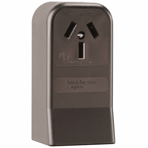 385 Straight Blade Receptacle 50A 125/250V 3-Pole 3-Wire