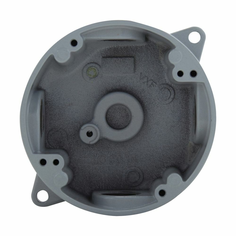 VXF10 Tapped Junction Box, 1/2 in Hub, 4 in Dia Cover Opening, Copper-Free Aluminum, Epoxy Enamel Painted